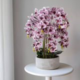 Orquídea artificial con Maceta de cerámica Sira